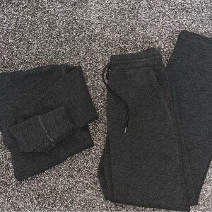 Brown Knit Sweater and Pants Set